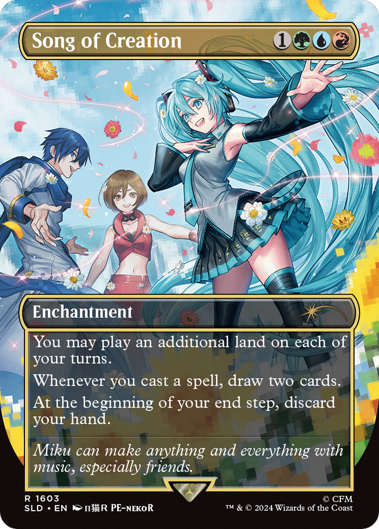Image of Song of Creation (SLD-1603) - Secret Lair Drop (Borderless)