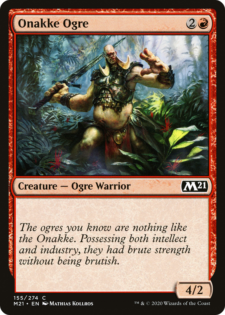 Image of Onakke Ogre (M21-155) - Core Set 2021