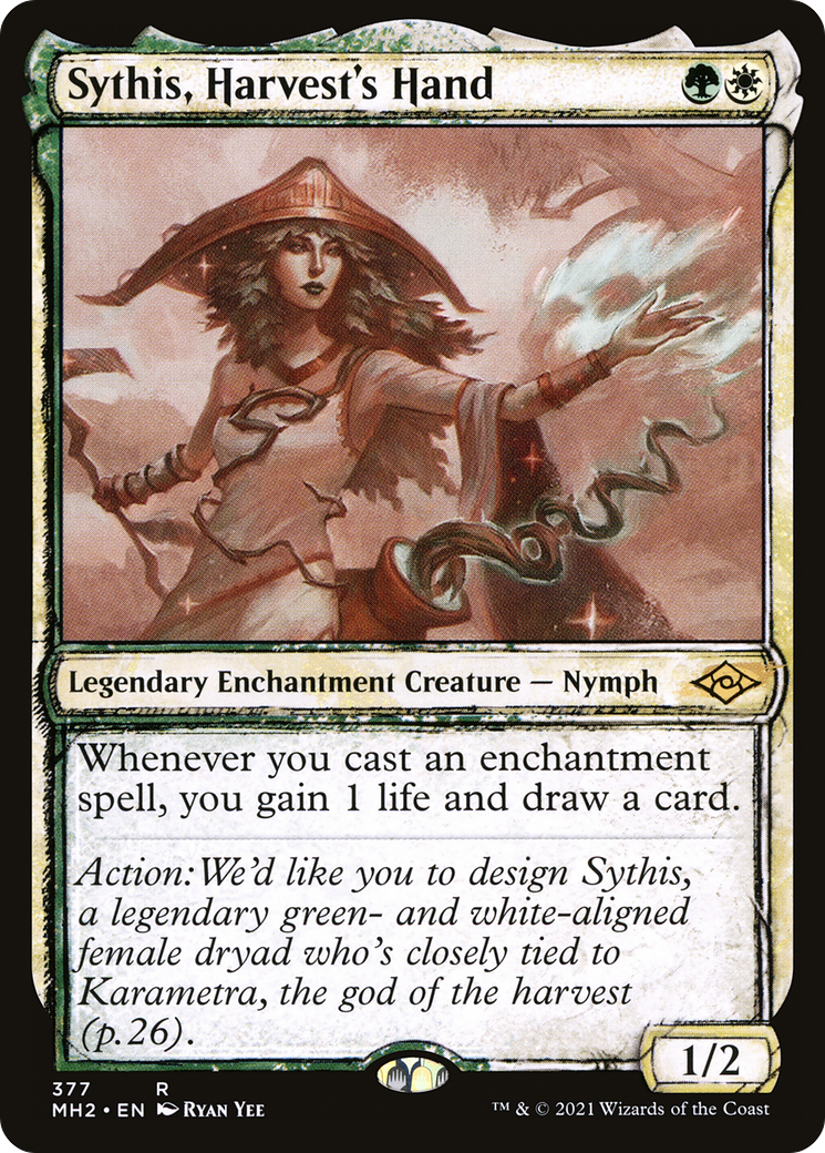 Image of Sythis, Harvest's Hand (Showcase) (MH2-377) - Modern Horizons 2: (Showcase) Foil