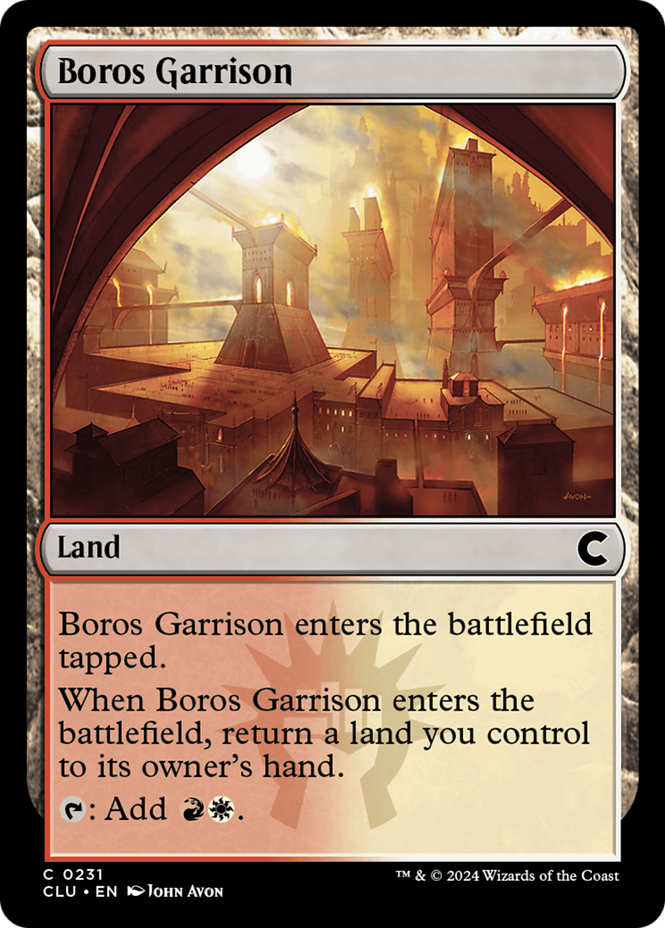 Image of Boros Garrison (CLU-231) - Ravnica: Clue Edition