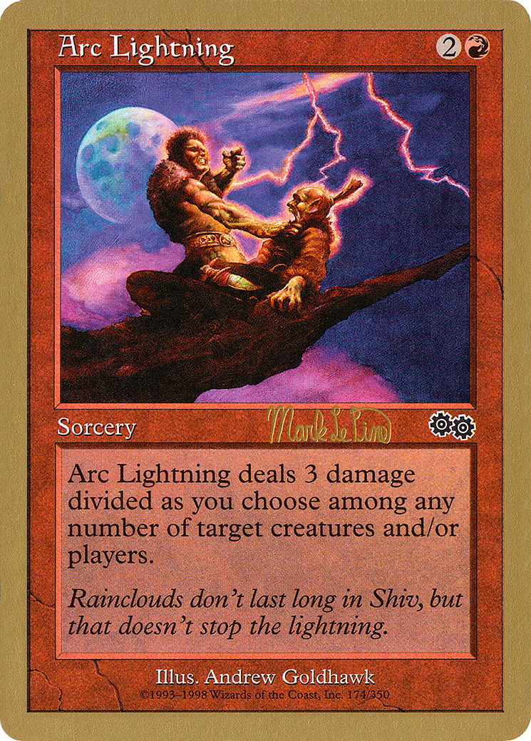 Image of Arc Lightning - 1999 Mark Le Pine (USG) (WCD-) - World Championship Decks 1999