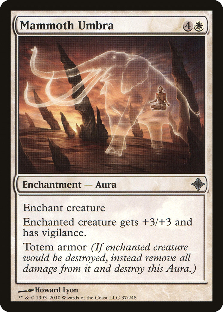 Image of Mammoth Umbra (ROE-037) - Rise of the Eldrazi Foil