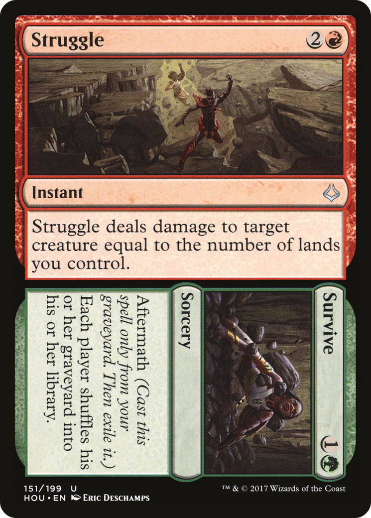 Image of Struggle // Survive (HOU-151) - Hour of Devastation Foil
