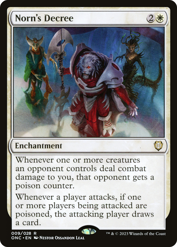 Image of Norn's Decree (ONC-009) - Phyrexia: All Will Be One Commander