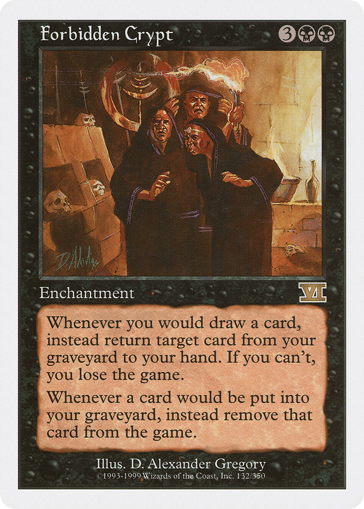 Image of Forbidden Crypt (6ED-132) - Classic Sixth Edition