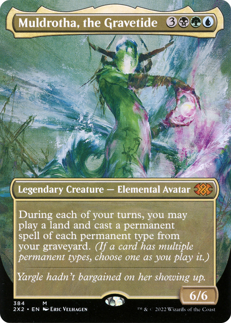 Image of Muldrotha, the Gravetide (Borderless) (2X2-384) - Double Masters 2022 (Borderless)