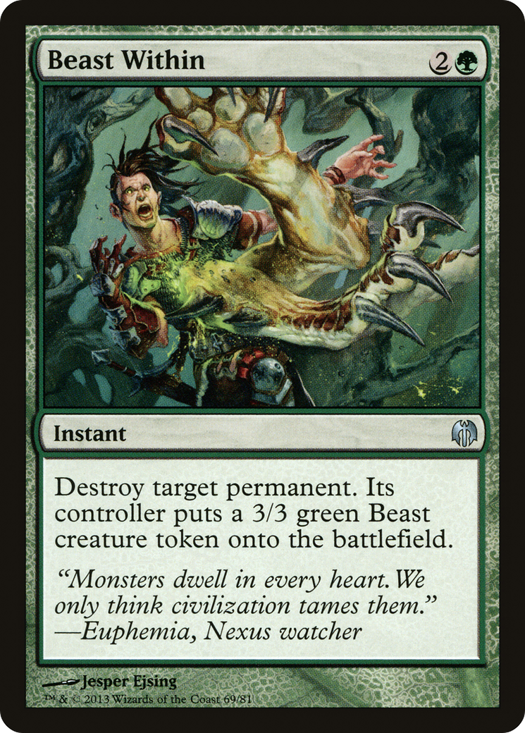 Image of Beast Within (DDL-069) - Duel Decks: Heroes vs. Monsters