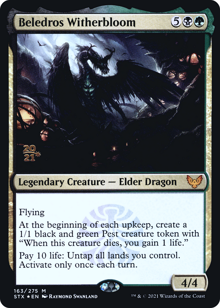 Image of Beledros Witherbloom (PRE-163) - Strixhaven: School of Mages Promos Foil