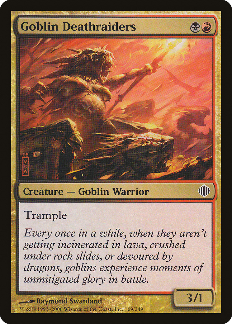 Image of Goblin Deathraiders (ALA-169) - Shards of Alara Foil