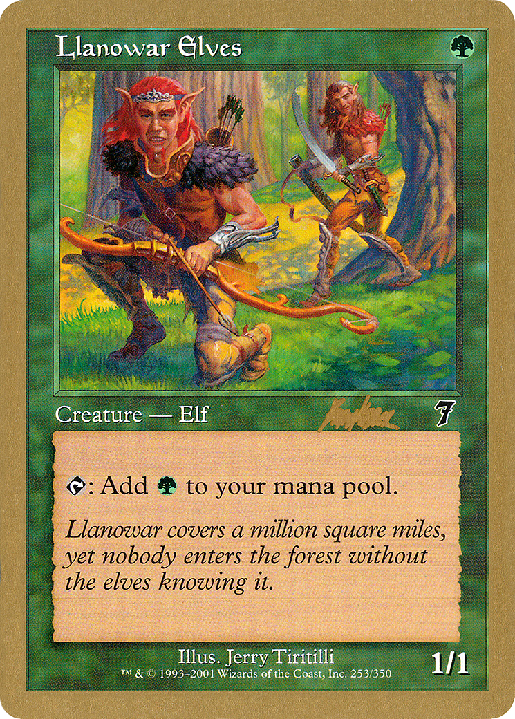 Image of Llanowar Elves - 2002 Brian Kibler (7ED) (WCD-) - World Championship Decks 2002