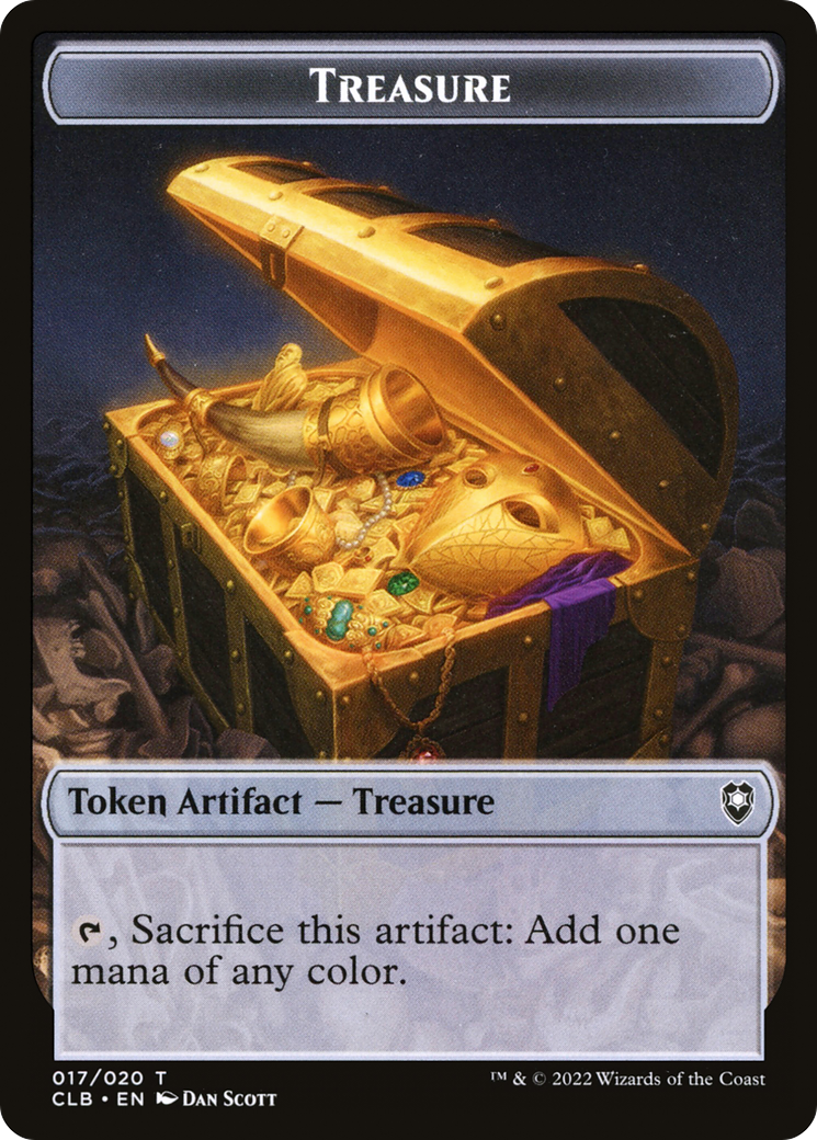 Image of Treasure Token (CLB-017) - Battle for Baldur's Gate Tokens