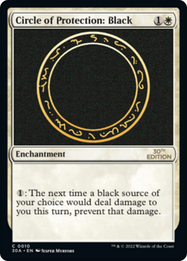 Image of Circle of Protection: Black (30A-010) - 30th Anniversary Edition