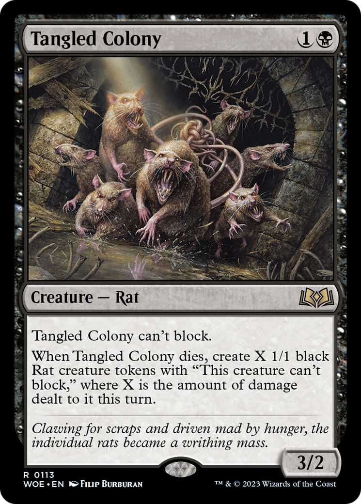 Image of Tangled Colony (WOE-113) - Wilds of Eldraine Foil