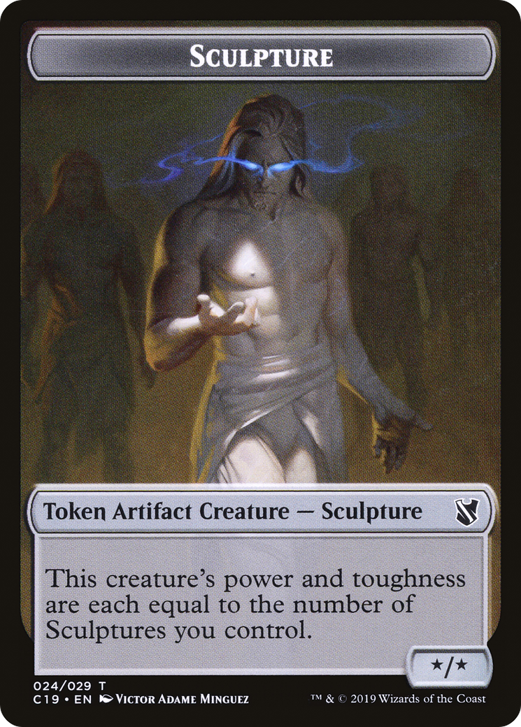 Image of Sculpture (TC19-024) - Commander 2019 Tokens