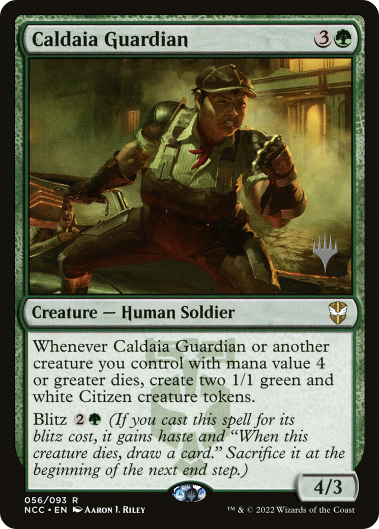 Image of Caldaia Guardian (PPSNC-056) - New Capenna Commander Promos Foil