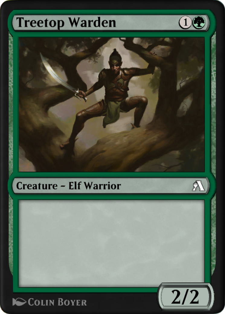 Image of Treetop Warden (OANA-048) - Arena New Player Experience Cards