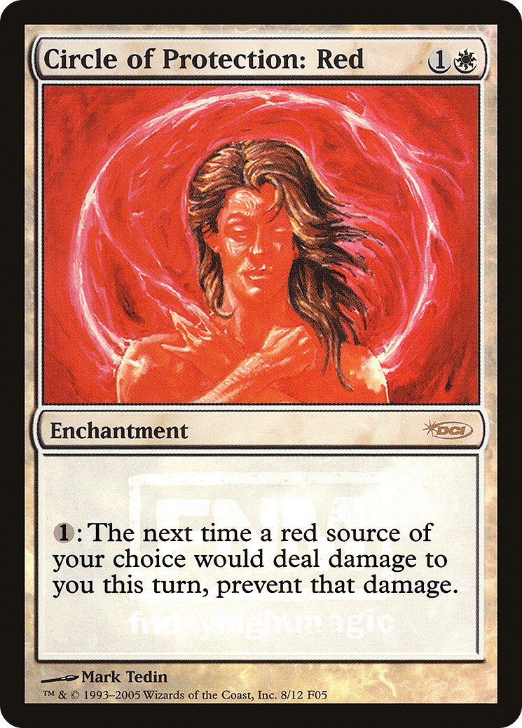 Image of Circle of Protection: Red (FNM-008) - Friday Night Magic 2005 Foil