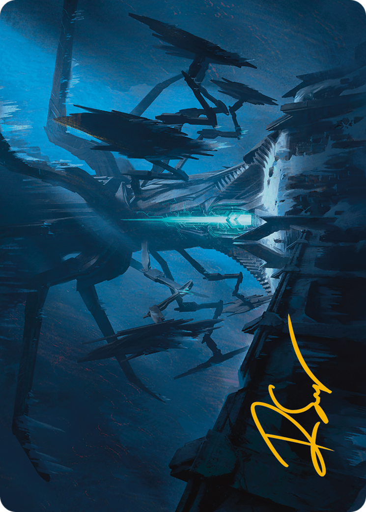 Image of Yggdrasil, Rebirth Engine Art Card (Gold-Stamped Signature) (ASACR-010) - Assassin's Creed Art Series (Borderless)