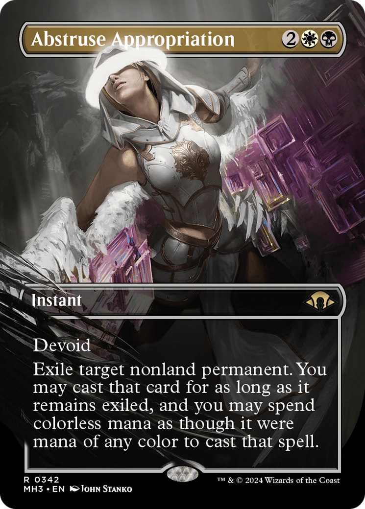Image of Abstruse Appropriation (Borderless) (MH3-342) - Modern Horizons 3 (Borderless) Foil