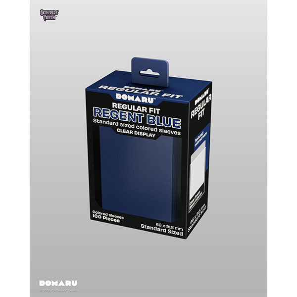 Image of Card Sleeves: Standard DOMARU Regular Fit- Regent Blue (100 ct.)