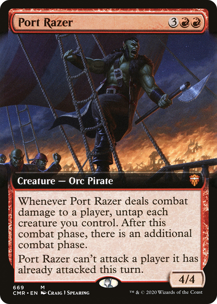 Image of Port Razer (Extended Art) (CMR-669) - Commander Legends: (Extended Art)