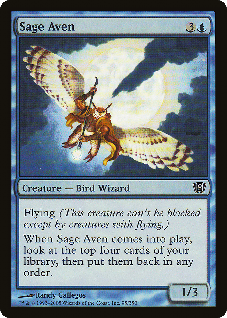 Image of Sage Aven (9ED-095) - 9th Edition Foil