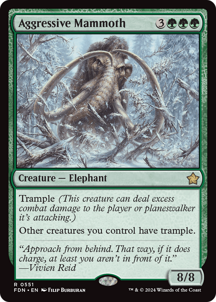 Image of Aggressive Mammoth (FDN-551) - Foundations