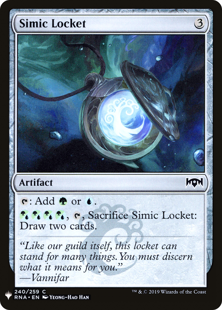 Image of Simic Locket (LIST-RNA-240) - The List