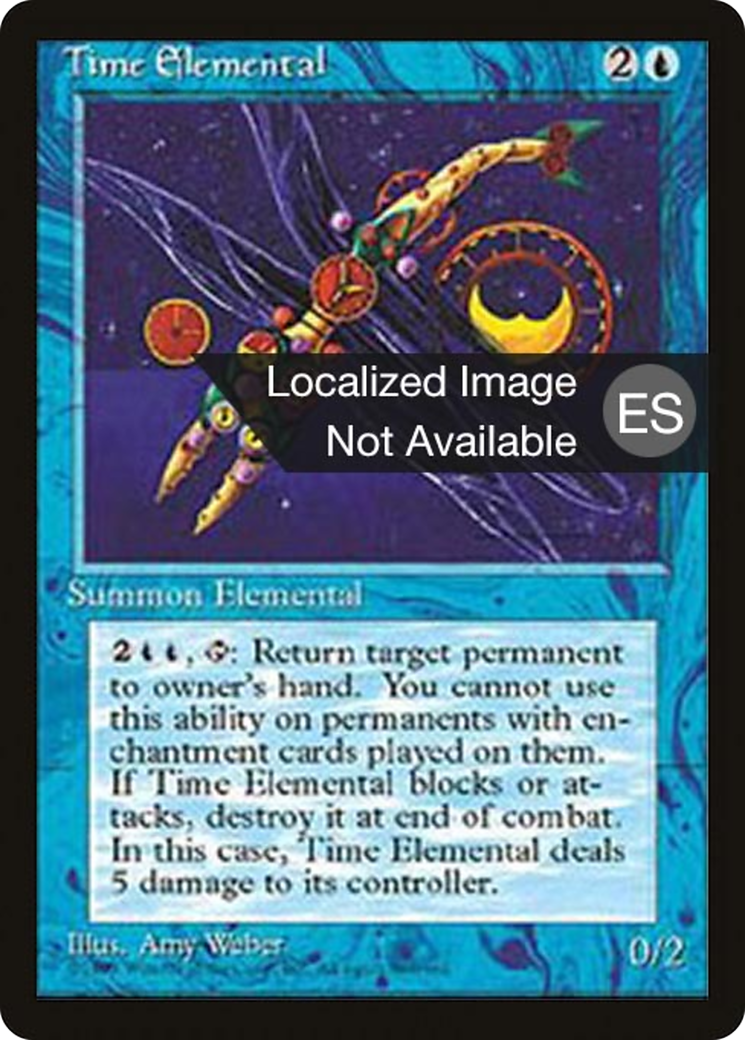 Image of Time Elemental (4BB-) - Fourth Edition Foreign Black Border
