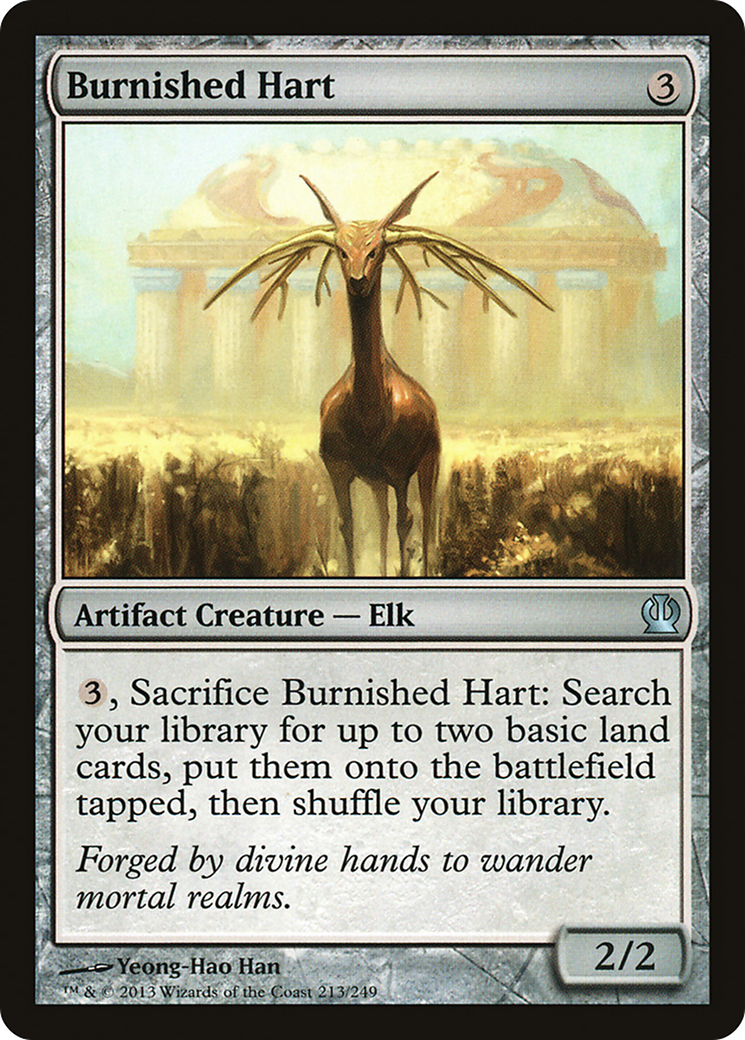 Image of Burnished Hart (THS-213) - Theros Foil