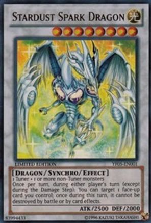 Image of Stardust Spark Dragon (YF05-EN001) - Yu-Gi-Oh! 5D's Manga Promotional Cards Limited