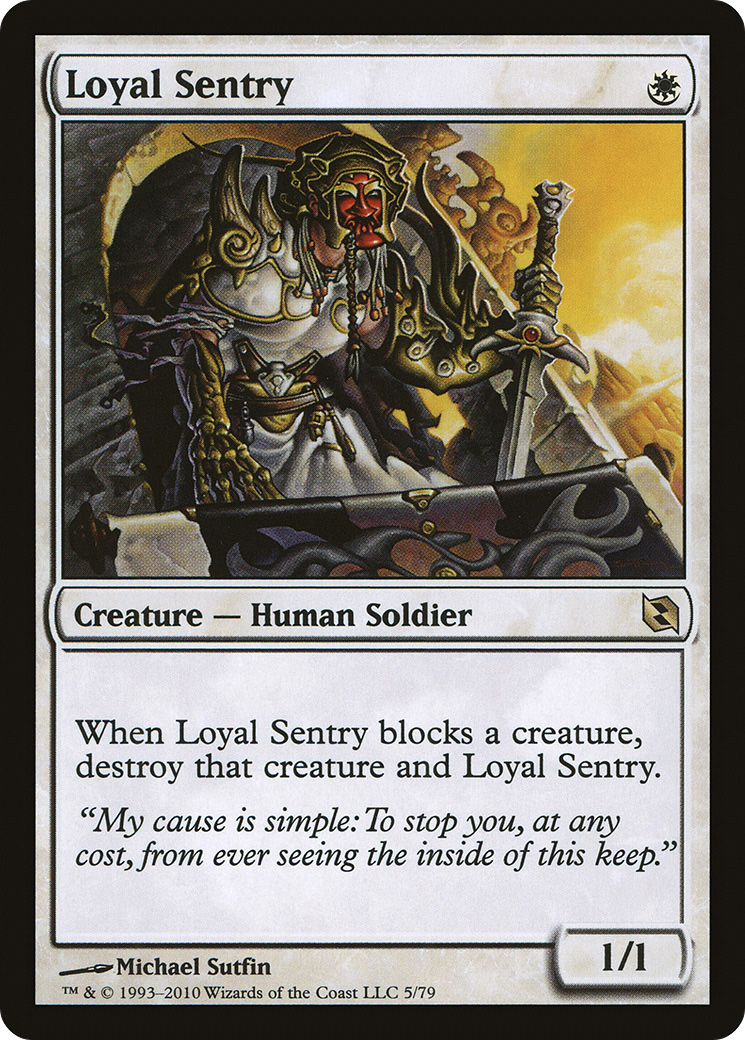 Image of Loyal Sentry (DDF-005) - Duel Decks: Elspeth vs. Tezzeret