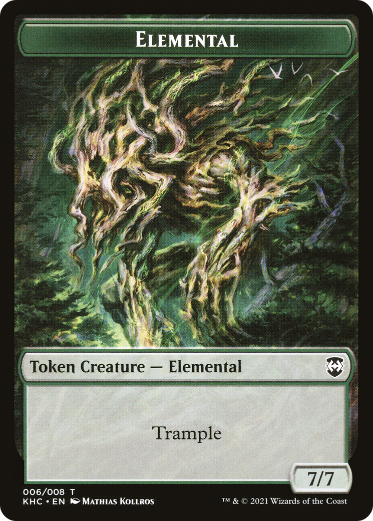 Image of Elemental (TKHC-006) - Kaldheim Commander Tokens