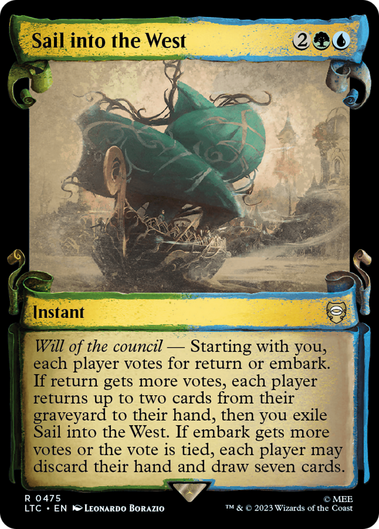 Image of Sail into the West (Showcase Scrolls) (LTC-475) - Tales of Middle-earth Commander: (Showcase)