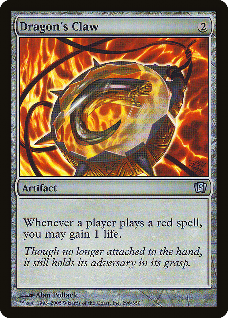 Image of Dragon's Claw (9ED-296) - 9th Edition