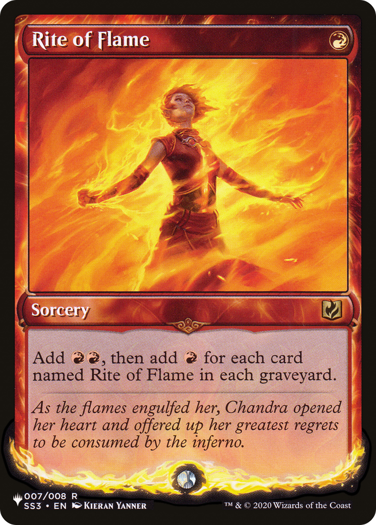 Image of Rite of Flame (LIST-SS3-7) - The List