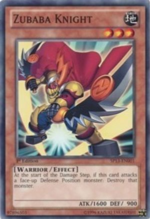Image of Zubaba Knight (SP13-EN001) - Star Pack 2013 Unlimited