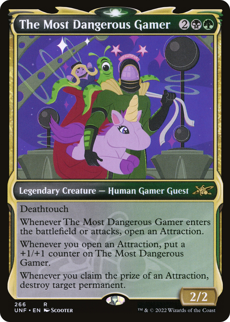 Image of The Most Dangerous Gamer (Showcase) (UNF-266) - Unfinity: (Showcase) Foil