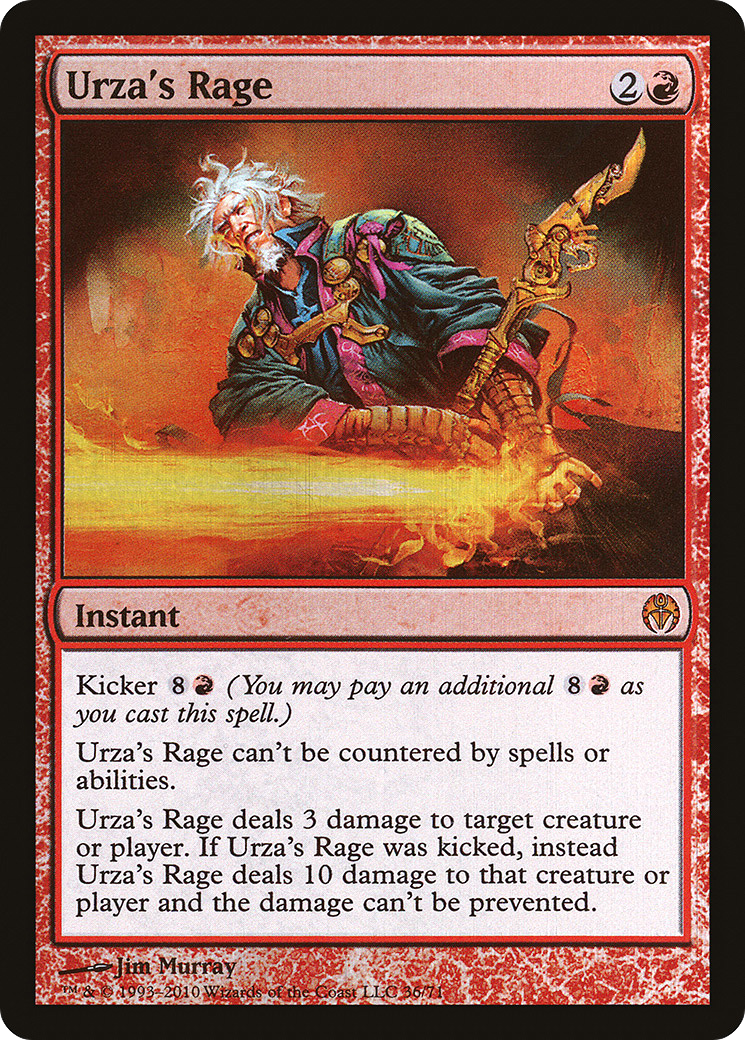 Image of Urza's Rage (DDE-036) - Duel Decks: Phyrexia vs. the Coalition Foil