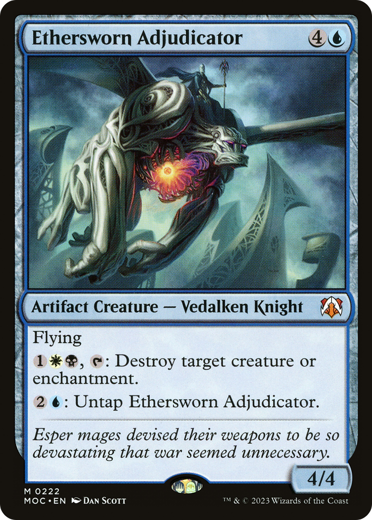 Image of Ethersworn Adjudicator (MOC-222) - March of the Machine Commander