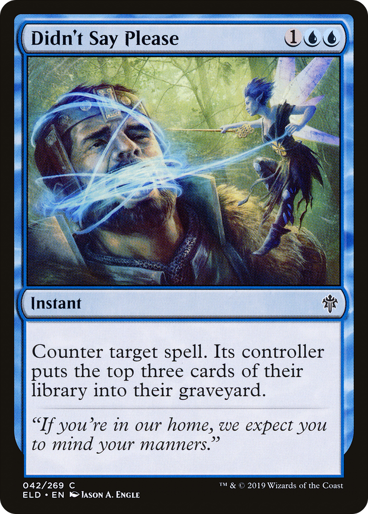 Image of Didn't Say Please (ELD-042) - Throne of Eldraine