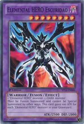 Image of Elemental HERO Escuridao (SP13-EN046) - Star Pack 2013 1st Edition
