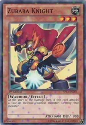 Image of Zubaba Knight (Starfoil) (SP13-EN001) - Star Pack 2013 Unlimited