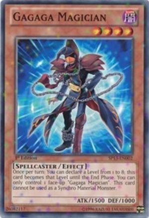 Image of Gagaga Magician (Starfoil) (SP13-EN002) - Star Pack 2013 Unlimited