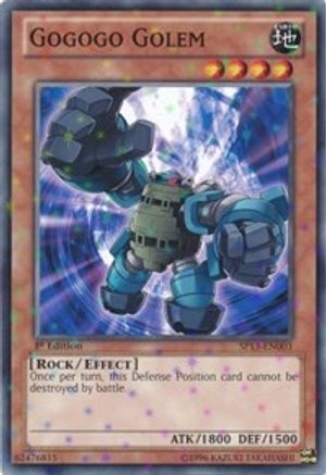 Image of Gogogo Golem (Starfoil) (SP13-EN003) - Star Pack 2013 Unlimited