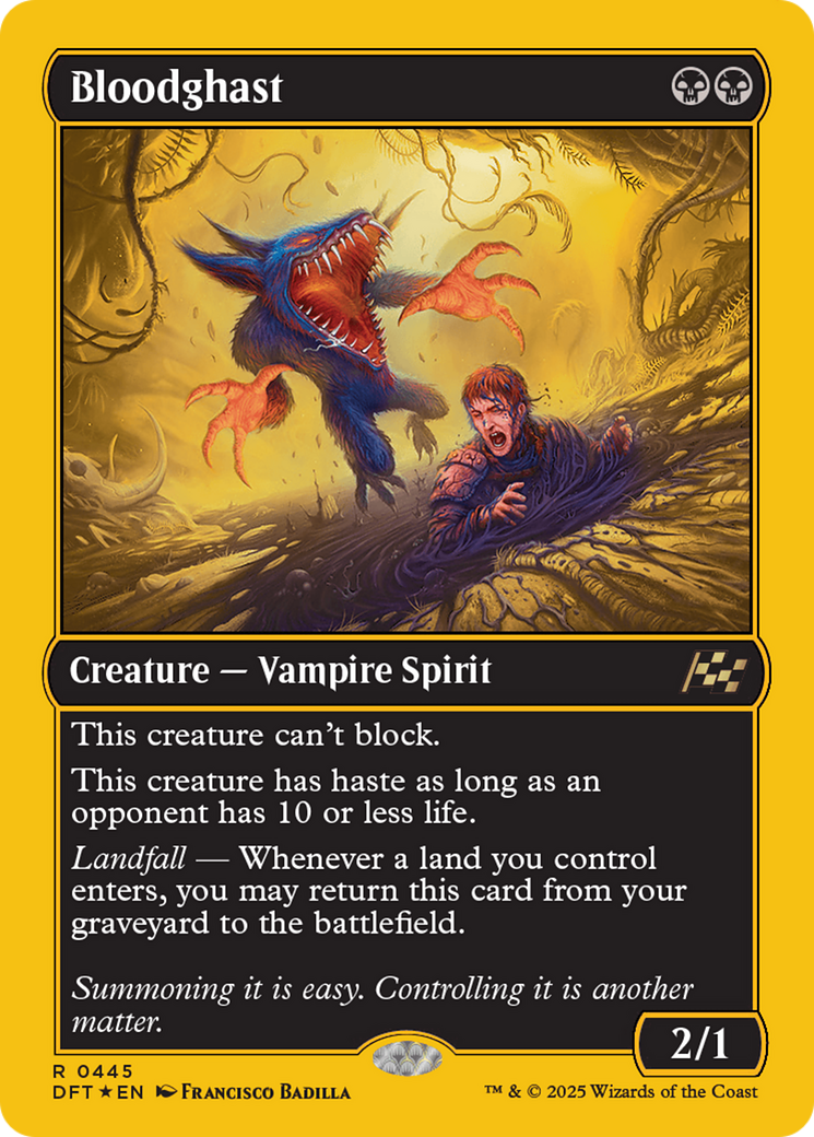 Image of Bloodghast (First-Place Foil) (DFT-445) - Aetherdrift Foil