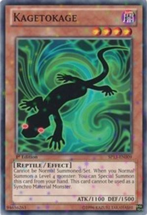 Image of Kagetokage (Starfoil) (SP13-EN009) - Star Pack 2013 Unlimited