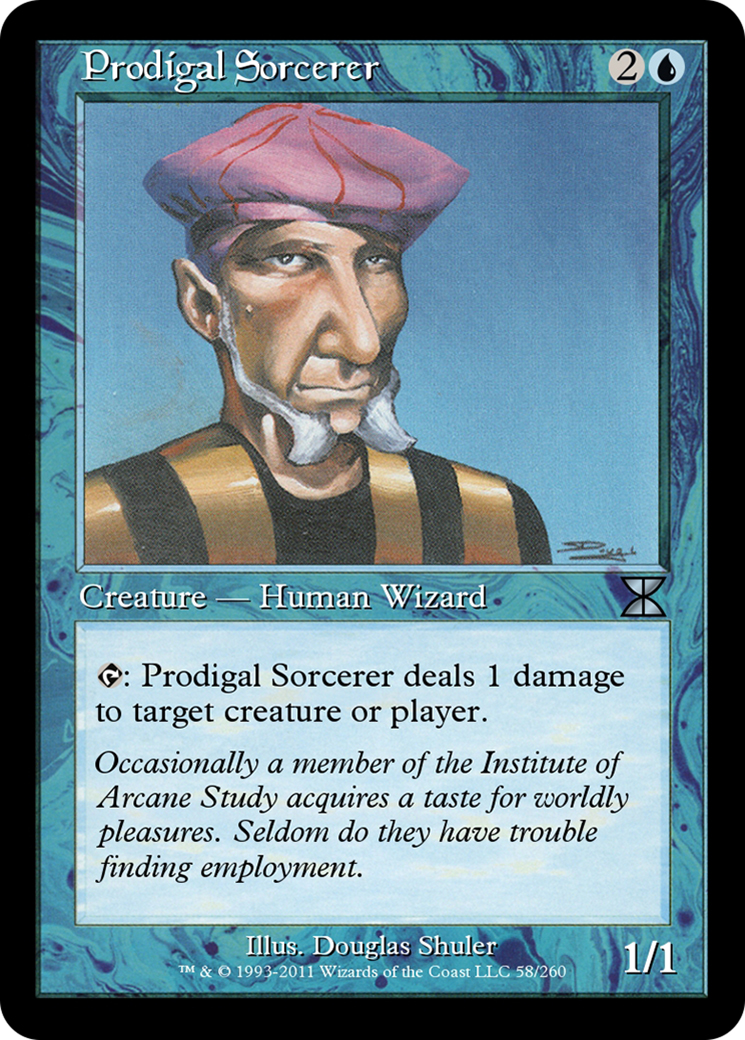 Image of Prodigal Sorcerer (ME4-058) - Masters Edition IV Foil