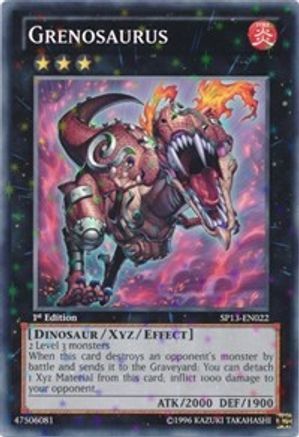 Image of Grenosaurus (Starfoil) (SP13-EN022) - Star Pack 2013 1st Edition