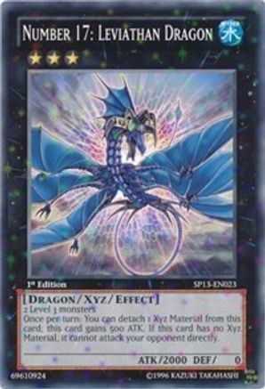 Image of Number 17: Leviathan Dragon (Starfoil) (SP13-EN023) - Star Pack 2013 1st Edition